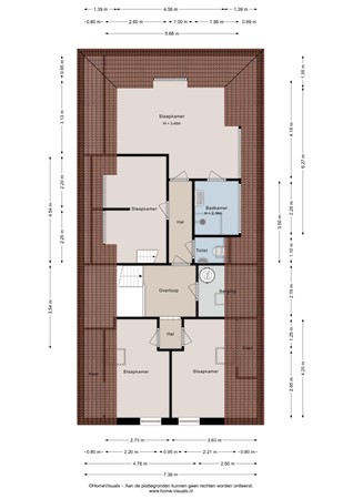Floorplan - Schoolpad 7, 7914 TA Noordscheschut